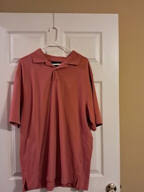 Ashworth Men's Polo Shirt Dusty Orange Size XL